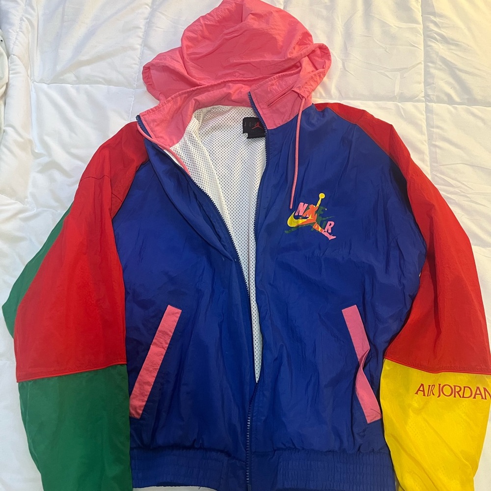 Colorful Vintage Nike Air Jordan windbreaker